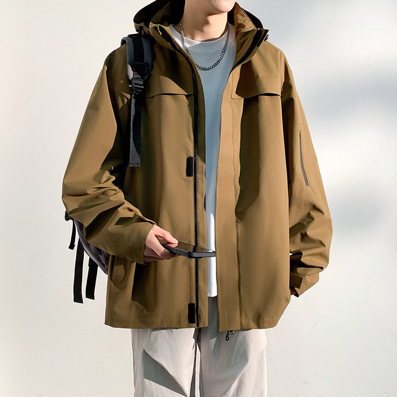 新款男女高品质户外登山服青少年学生冲锋衣夹克外套HS6606-P65,男装夹克,星座1206（原A206）