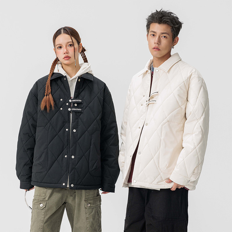 【新品】主推冬季棉衣青少年夹克男士情侣翻棉服外套GS8091-P80,男装夹克,星座1206（原A206）