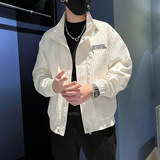抖音直播外套男2024新款春秋立领开衫高品质夹克男HGC117-P100，男装夹克，星座1206（原A206）