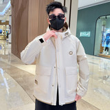 抖音直播2024新款春秋连帽外套开衫高品质夹克男HGC801-P100，男装夹克，星座1206（原A206）
