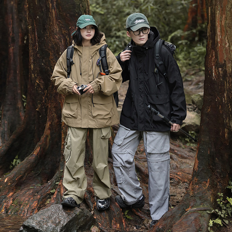 2023年秋季新款男女情侣款防水防风山系夹克外套HS8311-P75,男装夹克,星座1206（原A206）
