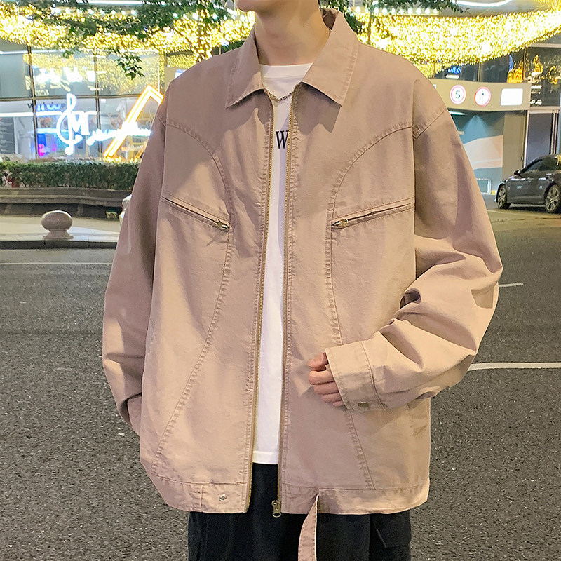 2025春秋季休闲帅气男士纯棉潮流穿搭外套港风夹克男GS6392-P105,男装夹克,星座1206（原A206）