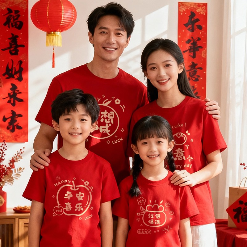 本命年新年纯棉A类100%t恤