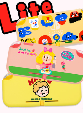 【不是手机壳】宇航员小人呼啦圈switchlite保护壳磨砂半包软外壳