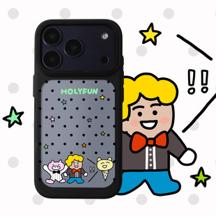 和风猫饭磁吸吃掉它适用苹果17promax/16promax/iPhone15手机壳全包14pro保护套神甲壳黑框13
