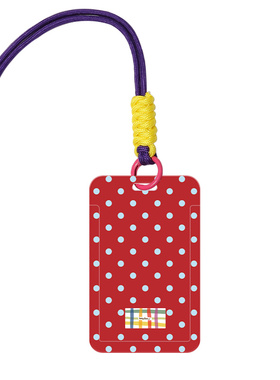 和风猫饭红色黄色蓝色波点卡套学生情侣饭卡校园卡公交地铁证件