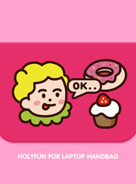 可爱粉色算了吧适用苹果华为小米荣耀联想MacBookpro笔记本内胆包air13寸13.3寸14寸13.6寸15.416寸matebook