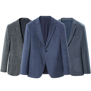 品牌撤柜条纹弹力休闲平驳领西服外套 不吹嘘 专柜价499 大高货