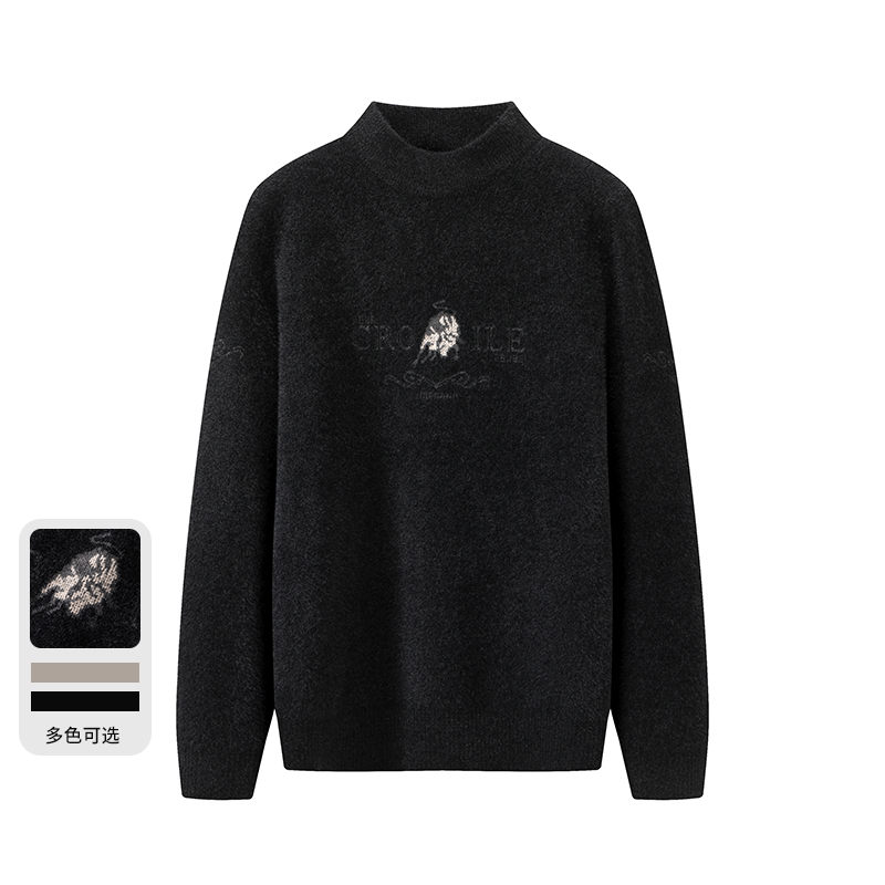 秋冬男士半高领针织衫