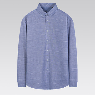 衬衫 一线撤柜品牌男式 休闲新工艺格纹暖绒长袖 时尚 2023年秋冬新款