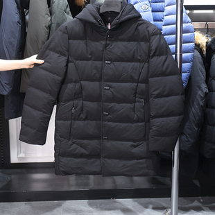 【H家】撤标撤柜！秋冬季男士休闲时尚防风保暖可脱卸连帽羽绒服