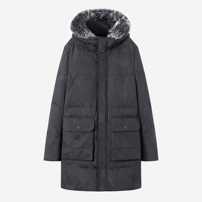 大牌剪标户外长宽保温羽绒服尾货