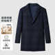 一线撤标撤柜2024年冬季 含羊毛挺括保暖绅士格子呢大衣外套 男新款