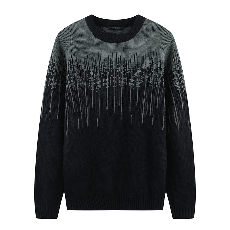 撤标男装羊毛混纺针织衫