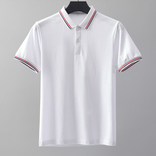 剪标夏季短袖办公休闲POLO衫