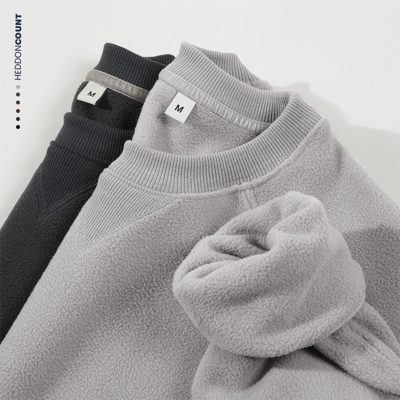 撤柜撤标(M)双面摇粒绒300g保暖复古卫衣宽松插肩袖加绒男士卫衣,男装,卫衣,淘宝优惠券,粉丝福利购,淘宝优惠卷