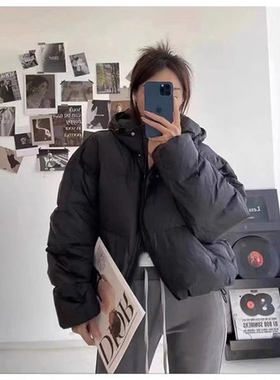 【雅家】撤标撤柜！2025秋冬女士新款时尚保暖短款连帽羽绒服外套