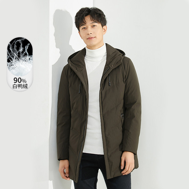 品牌撤柜冬季正品时尚冬装休闲经典男士舒适显瘦抗皱连帽羽绒服潮,男装,羽绒服,淘宝优惠券,粉丝福利购,淘宝优惠卷