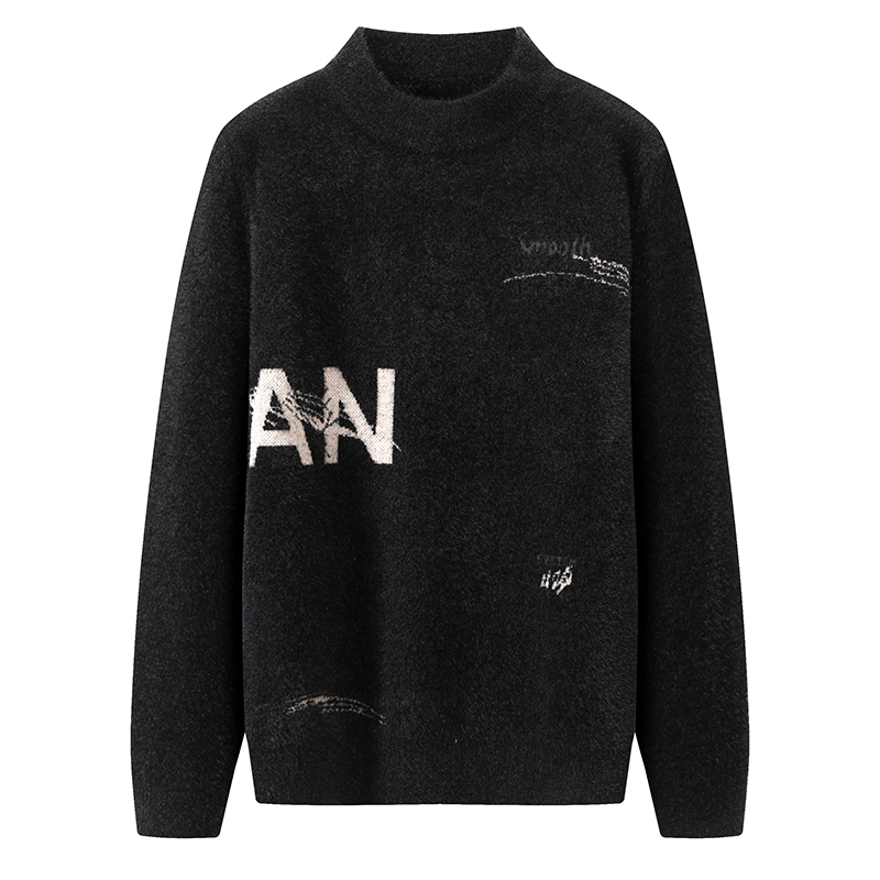 原单清仓秋冬半高领针织衫