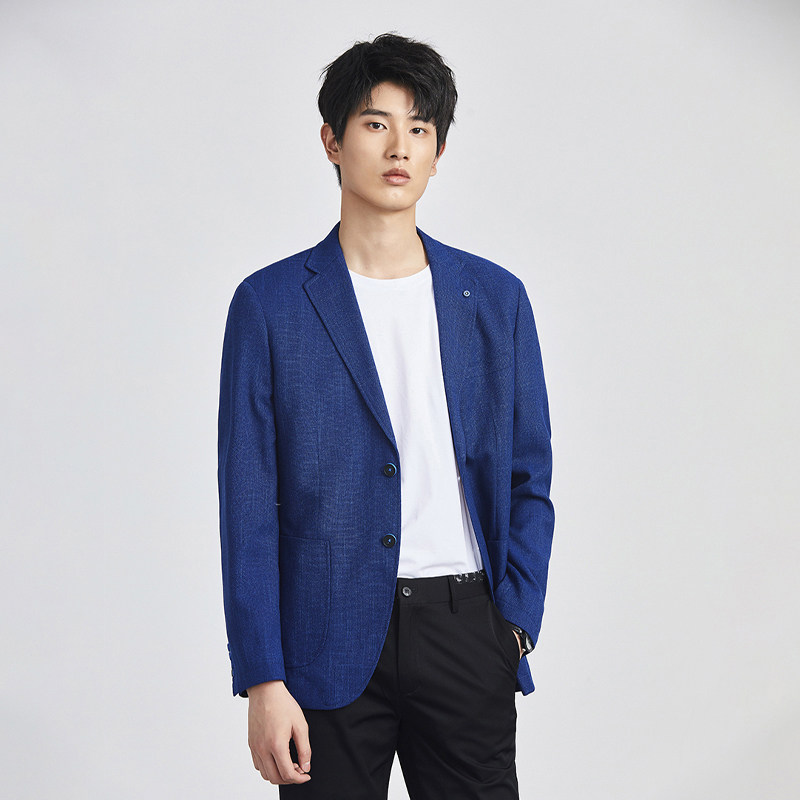 外贸出口一线撤柜撤标高级感男装西服外套2023春秋季新款休闲西装