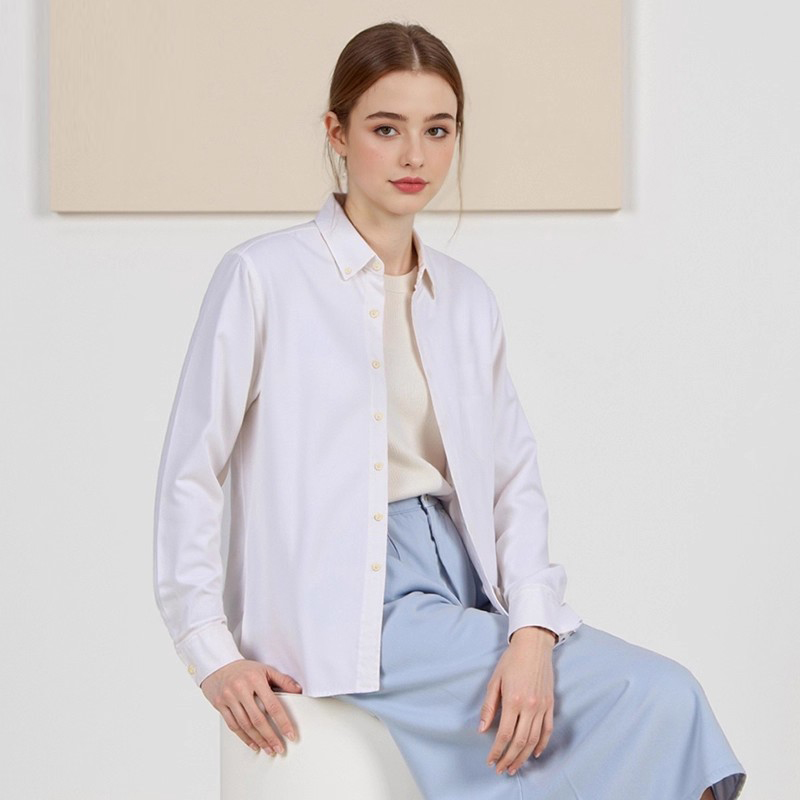 【H家】撤标撤柜!2025春秋新款女时尚休闲显瘦磨毛柔软长袖衬衫