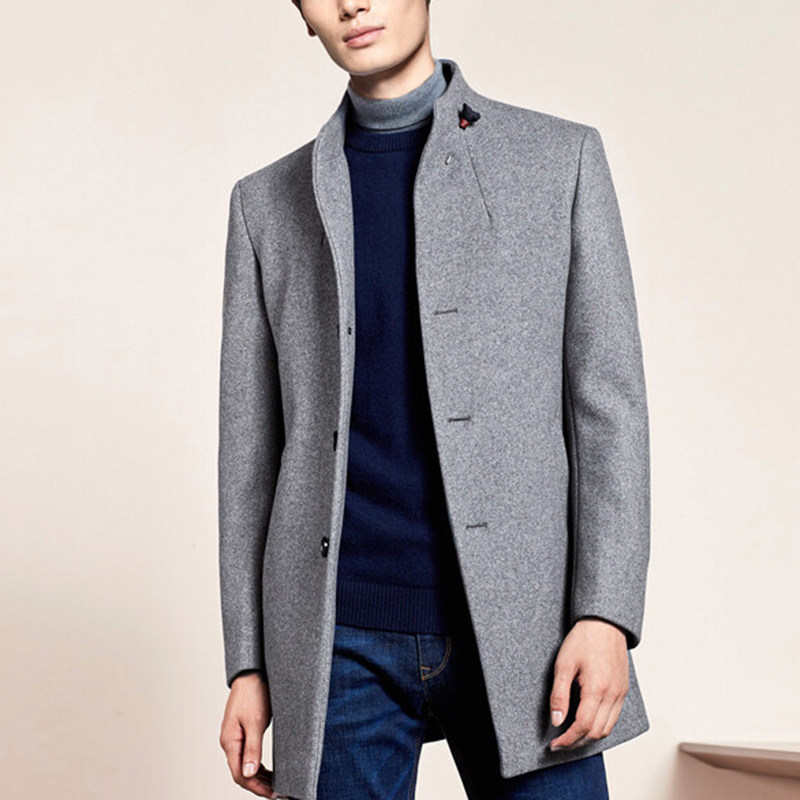 【豆家】撤标撤柜！2025秋冬男简约时尚休闲立领50%羊毛大衣外套,男装,毛呢大衣,淘宝优惠券,粉丝福利购,淘宝优惠卷