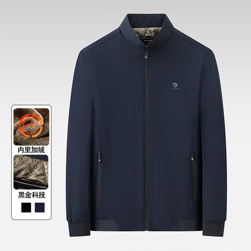 撤柜撤标尾单加绒保暖黑金棉服