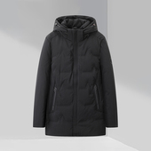 防风保暖连帽中长款 潮流休闲时尚 羽绒服 2023冬季 一线撤柜撤标男式