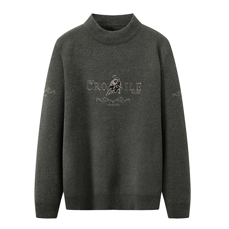 撤柜撤标常规圆领保暖针织衫尾货