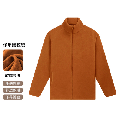 【H家】撤标撤柜！2025年男新款时尚简约休闲保暖摇粒绒立领外套