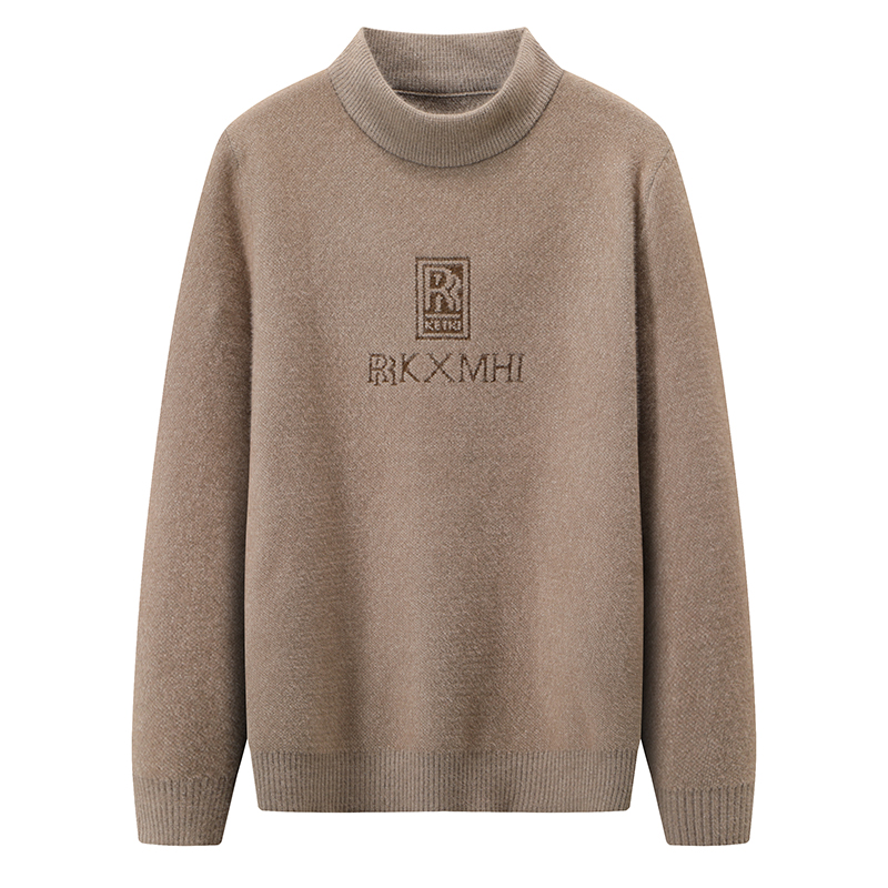 大牌撤标秋冬半高领针织衫