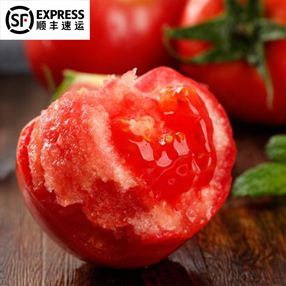 顺丰甘肃民勤沙漠沙瓤西红柿,自然成熟现摘5斤,坏果包赔