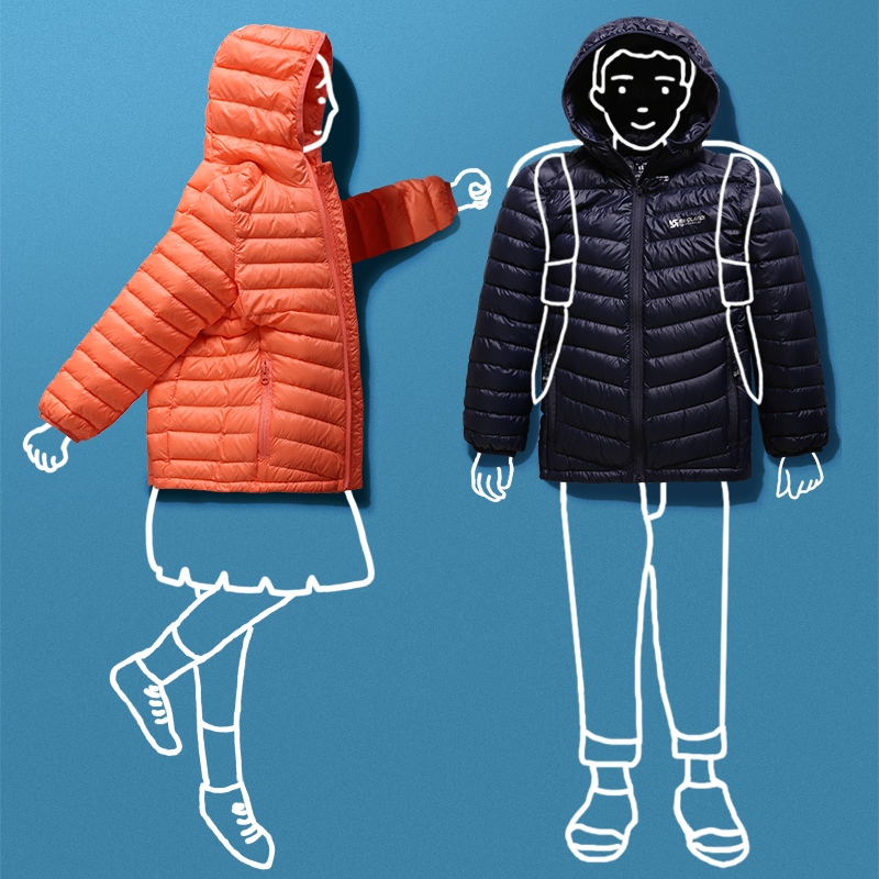 斯博兰帝轻薄男童秋冬新款羽绒服