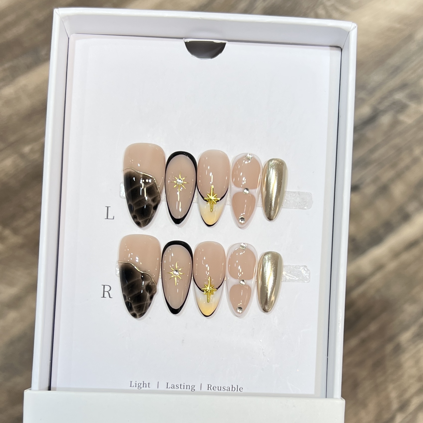 新款外贸纯手工穿戴甲