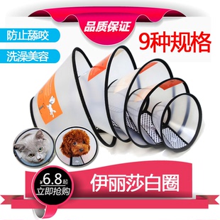 伊丽莎白圈狗狗猫脖头套罩防舔耻辱项圈防咬绝育猫咪宠物狗狗用品