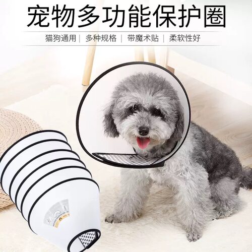 伊丽莎白圈宠物头套狗圈猫圈狗脖套宠物防咬打针圈皮肤病耻辱头罩