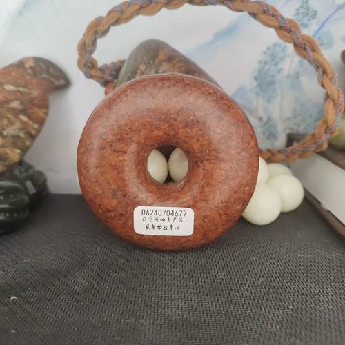 河磨火燎皮甜甜圈扣子 胖圆可手 附证书 62.8 20.9实物拍摄不退换