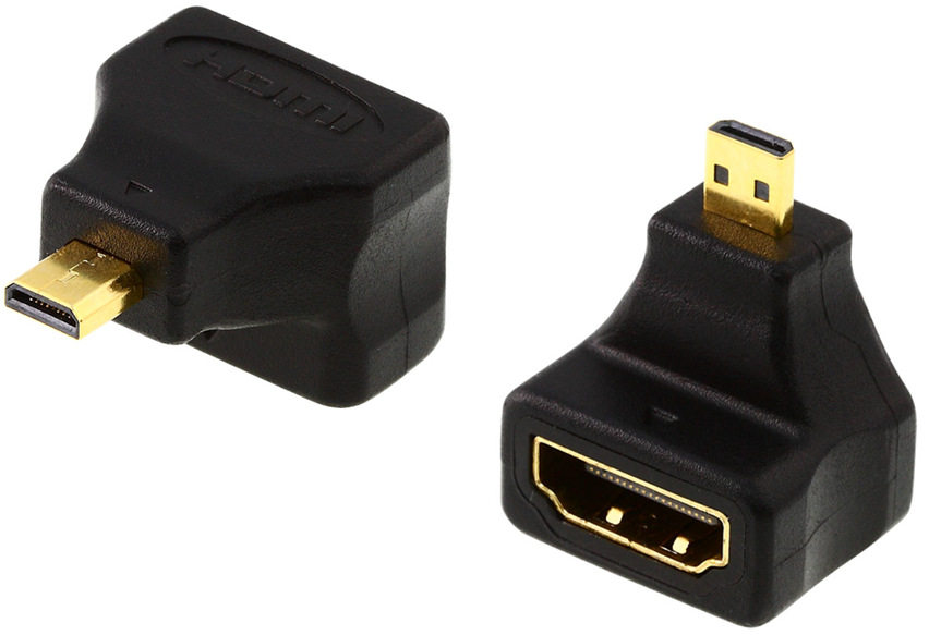 Micro HDMI转HDMI转接头 90度 转接头手机XT800 P990 D型头