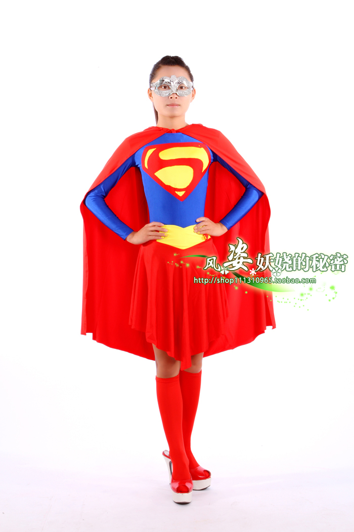 女超人动漫影视舞台圣诞节演出服