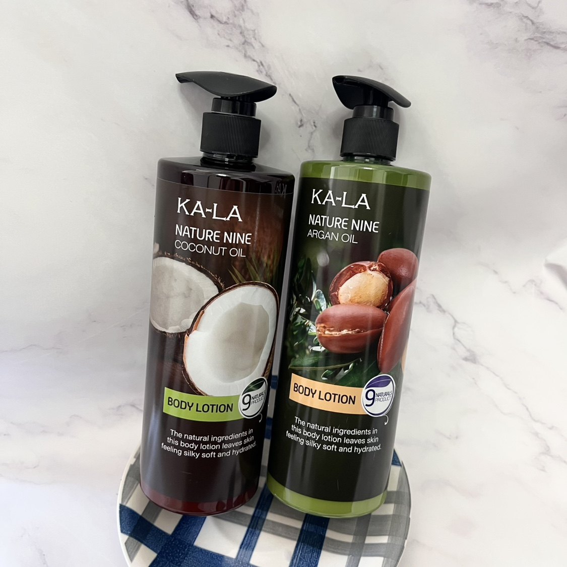 香港购泰国KA-LA天然可可椰子油身体乳490g保湿嫩肤防干提亮肤色