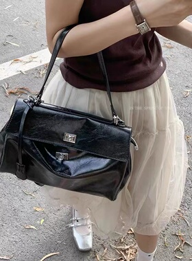 红色包包女2025新款高级感大包手提凯莉包大容量新娘婚包女斜挎包