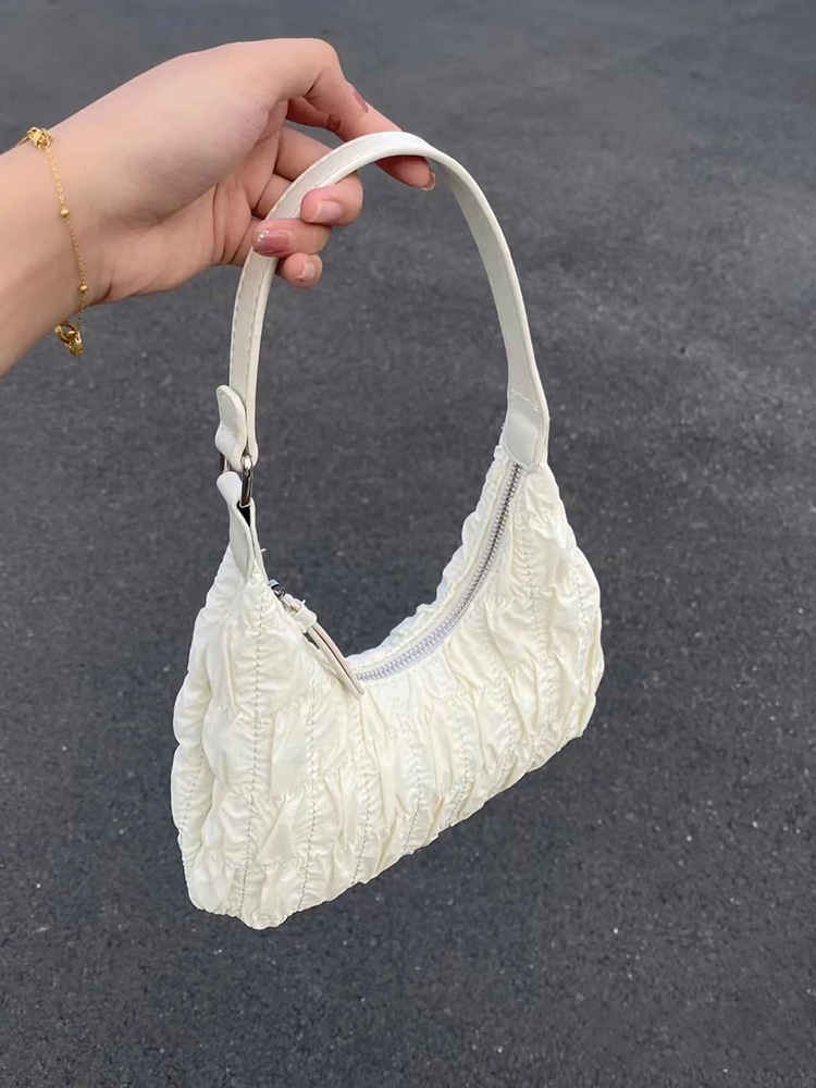 褶皱腋下包高性价比时尚便宜