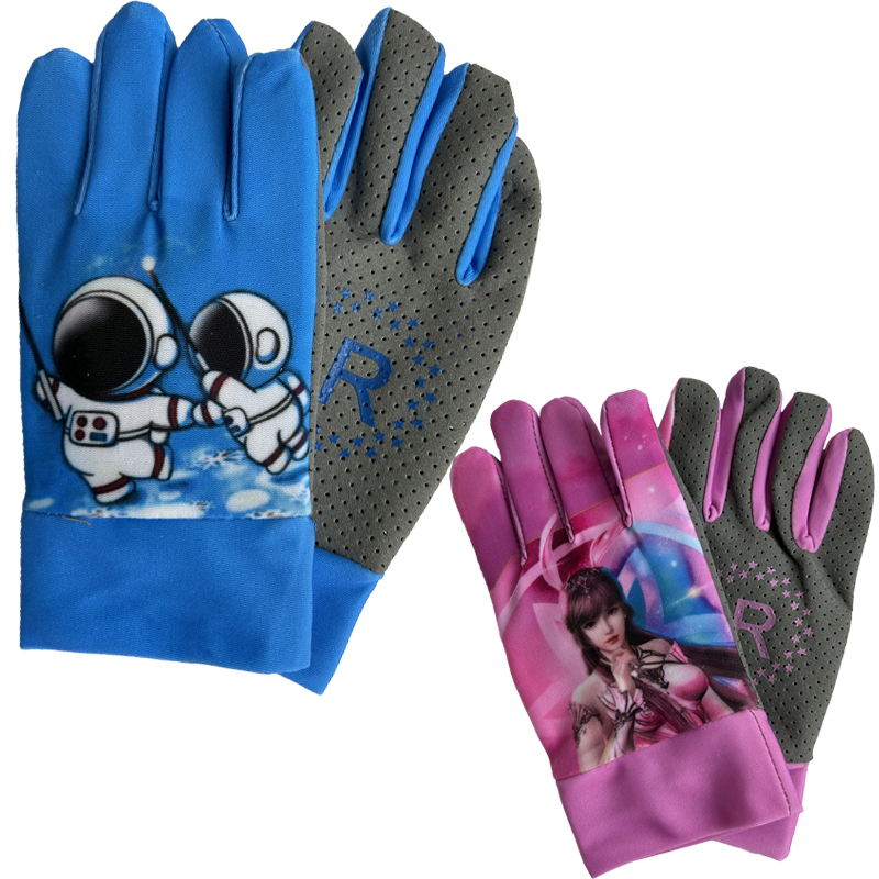 儿童手套防滑防刺骑马射箭五指弹