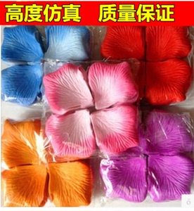 仿真玫瑰花瓣干花瓣手撒花婚房婚床撒花假花瓣婚礼结婚庆布置用品