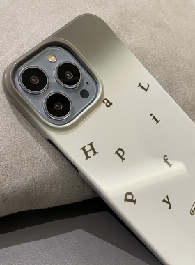 韩ins苍林渐变绿苹果15小众phone14手机壳13mini苹果12promax菲林半包硬壳11pro菲林软壳xs防摔xr小众78plus