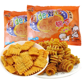 狗牙儿锅巴比萨卷小时候薯片大礼包童年90怀旧休闲解馋吃货小零食