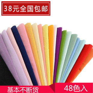 手工DIY绉布 美作 素色 布料面料 30cmx30cm出售 和风绉布