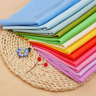 和风素色绉布纯色布料发簪娃衣 手工diy布料半米价