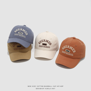 儿童帽子春款鸭舌帽炸街痞帅太阳帽男女童宝宝遮阳夏季薄款棒球帽