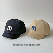 宝宝帽子春秋款 2025新款 鸭舌帽字母百搭男女宝儿童棒球帽夏季 薄款